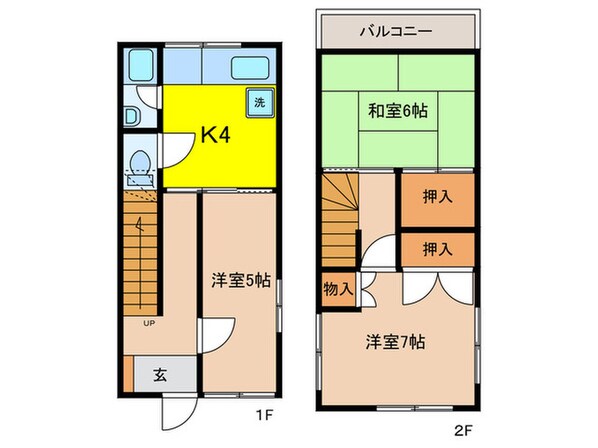 上大崎ハウスの物件間取画像